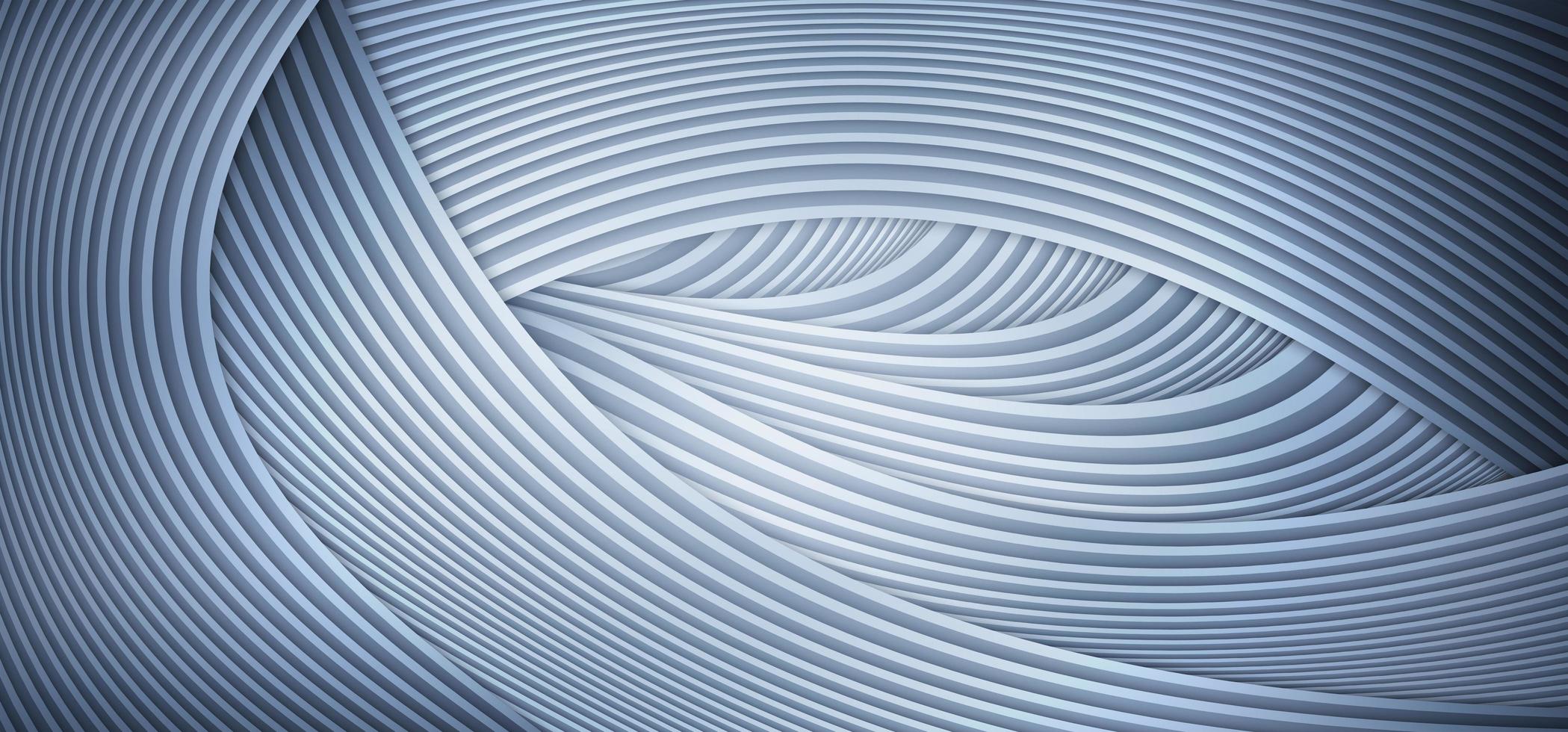 Silver gray curved lines high end texture texture background 3D rendering photo