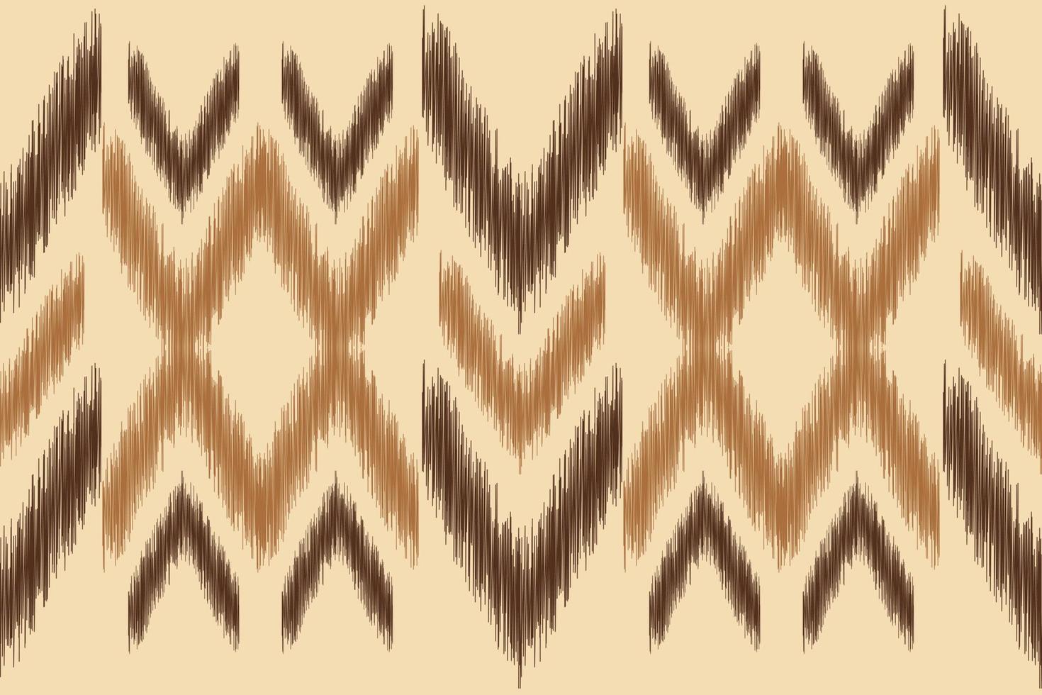 étnico ikat tela modelo geométrico estilo.africano ikat bordado étnico oriental modelo marrón crema antecedentes. resumen,vector,ilustración.para textura,ropa,envoltura,decoración,alfombra. vector