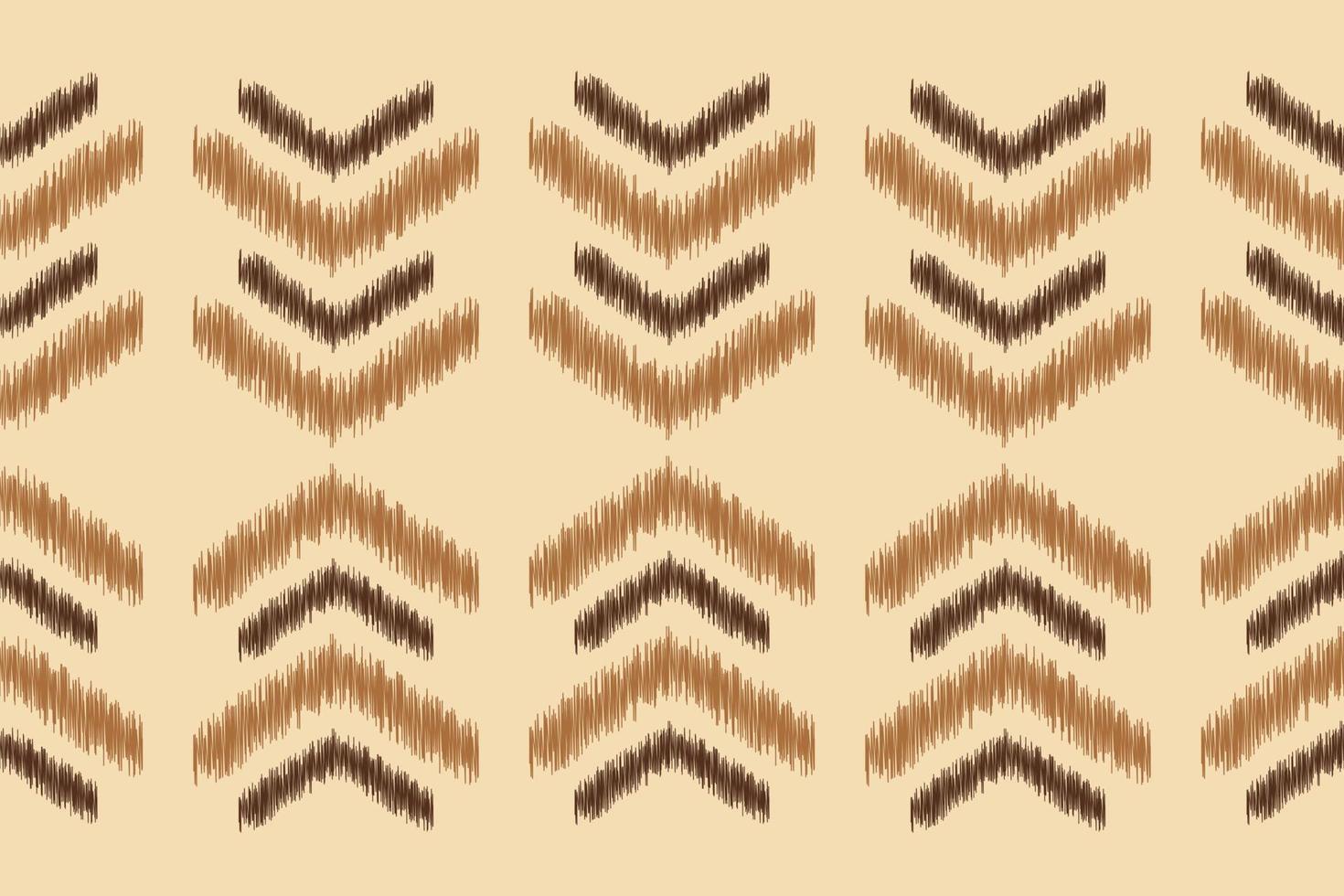 étnico ikat tela modelo geométrico estilo.africano ikat bordado étnico oriental modelo marrón crema antecedentes. resumen,vector,ilustración.para textura,ropa,envoltura,decoración,alfombra. vector