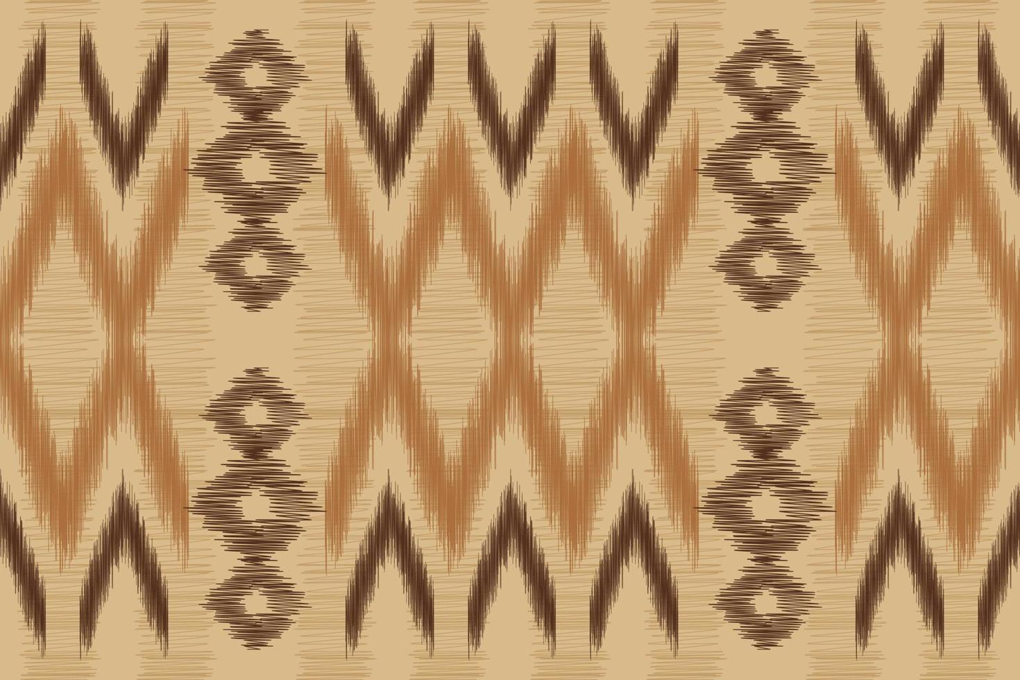 étnico ikat tela modelo geométrico estilo.africano ikat bordado étnico oriental modelo marrón crema antecedentes. resumen,vector,ilustración.para textura,ropa,envoltura,decoración,alfombra. vector