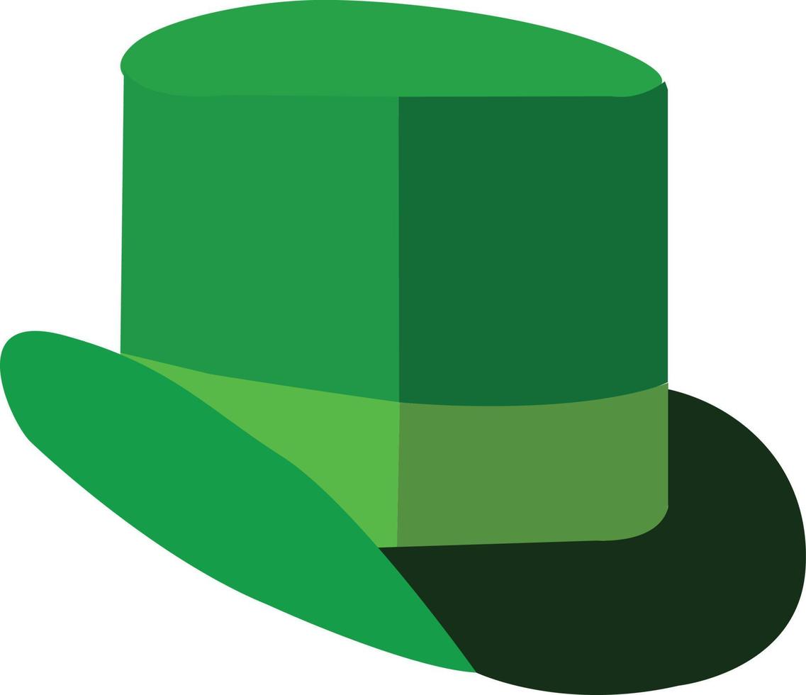 free vector green hat stock