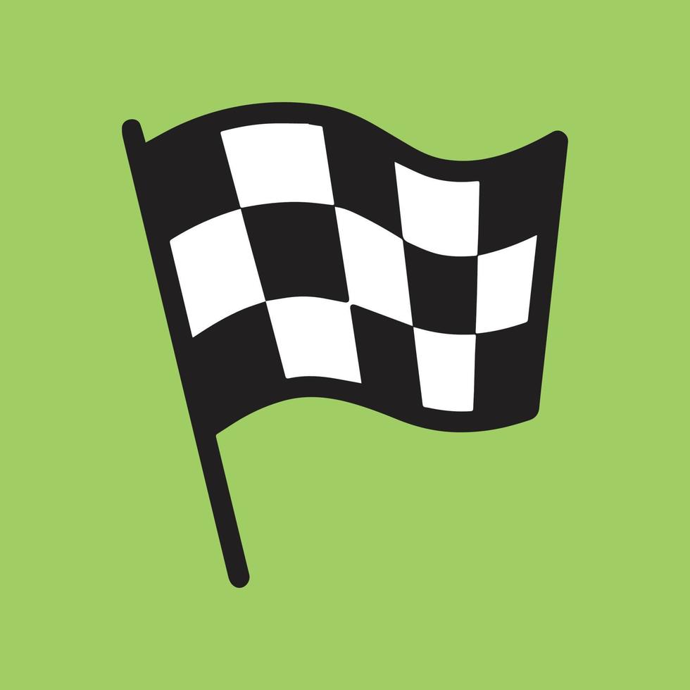 racing, finish, flag vector