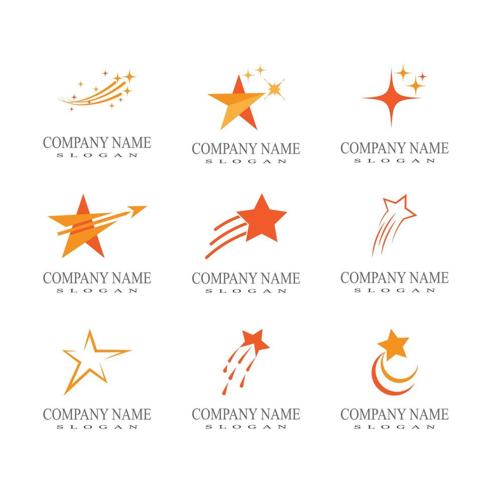 Star Logo illustration vector and symbol design