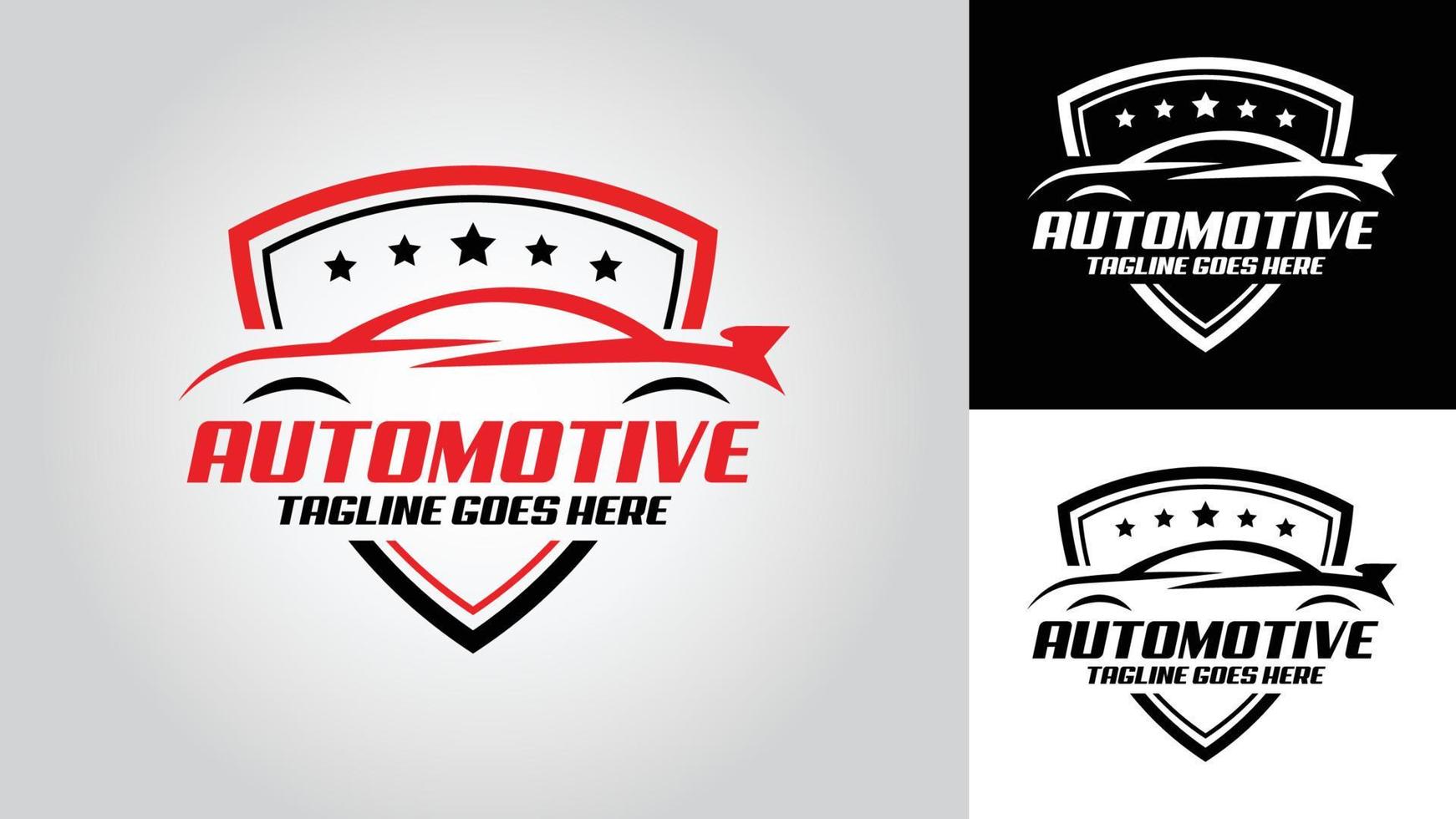 auto motivo negocio vector logo diseño