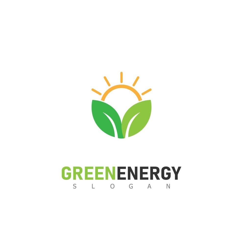 Green Energy Logo designs concept vector, Leaf vector