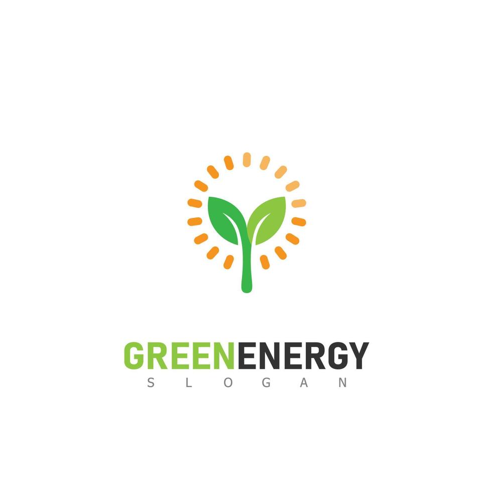 Green Energy Logo designs concept vector, Leaf vector
