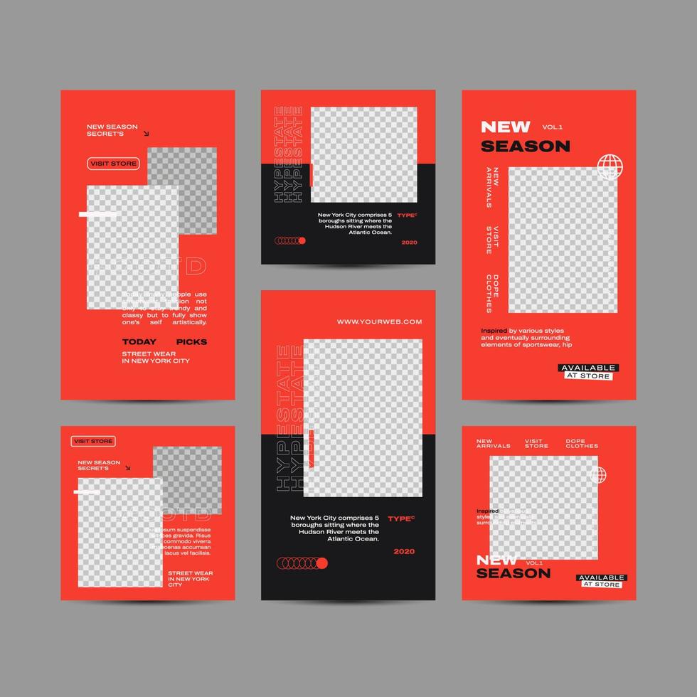 Urban Style Template for Digital Marketing Social Media Post Template vector