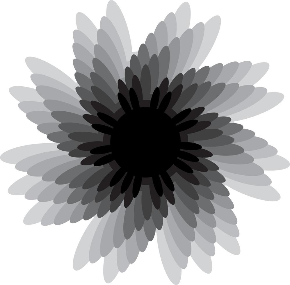 mandalas on monochrome vector