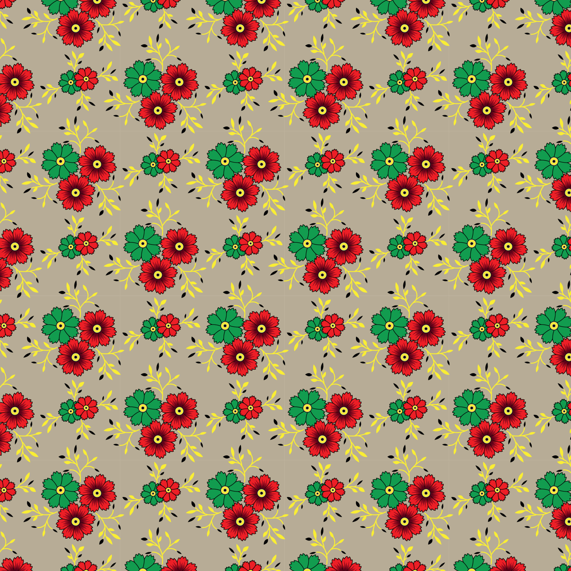 Vector seamless hand drawn pattern for textile or book covers