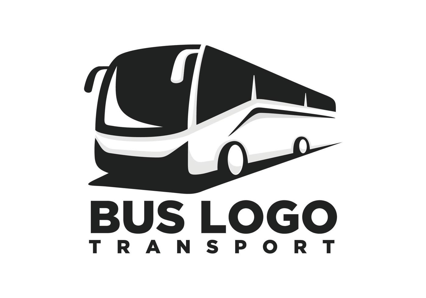 autobús. viaje autobús logo diseño vector