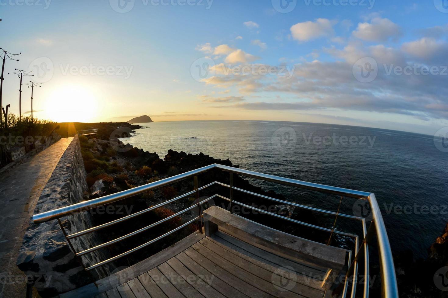 Scenic coastal view photo
