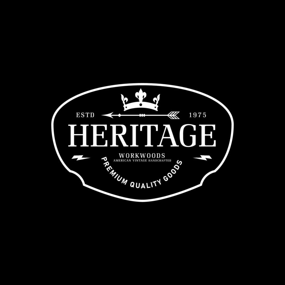 Vintage logo Badges emblem vector dessign templates