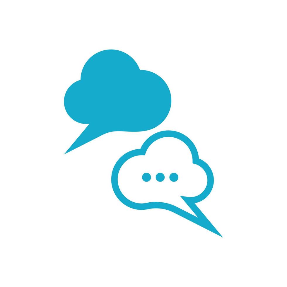 Speech bubble icon vector illustration