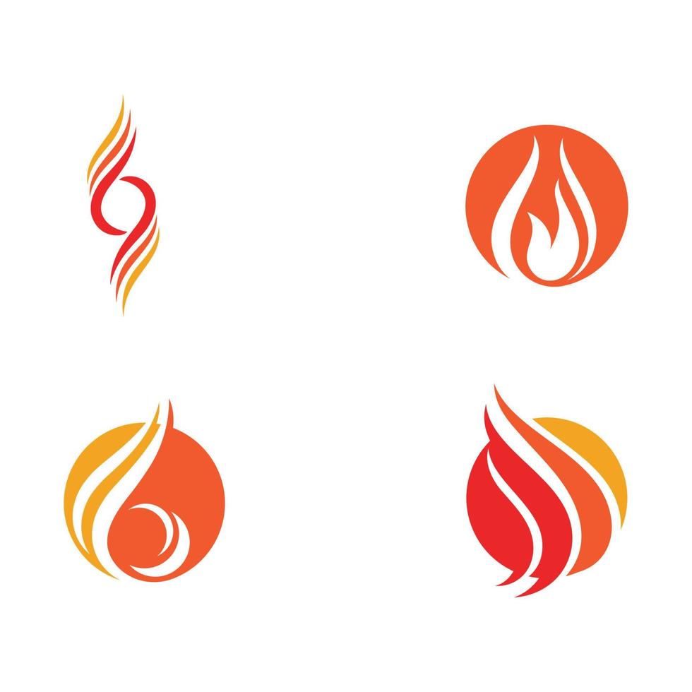 Fire flame vector illustration design