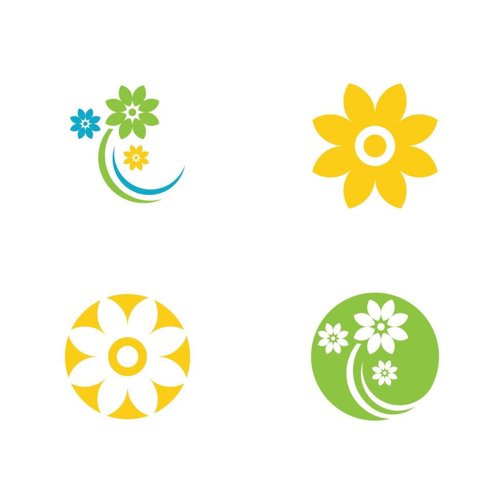 flower vector icon design