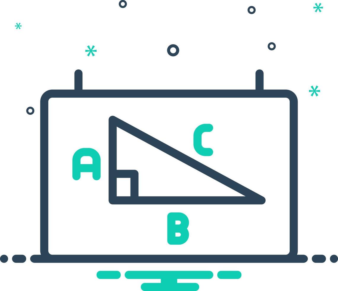 mix icon for theorem vector