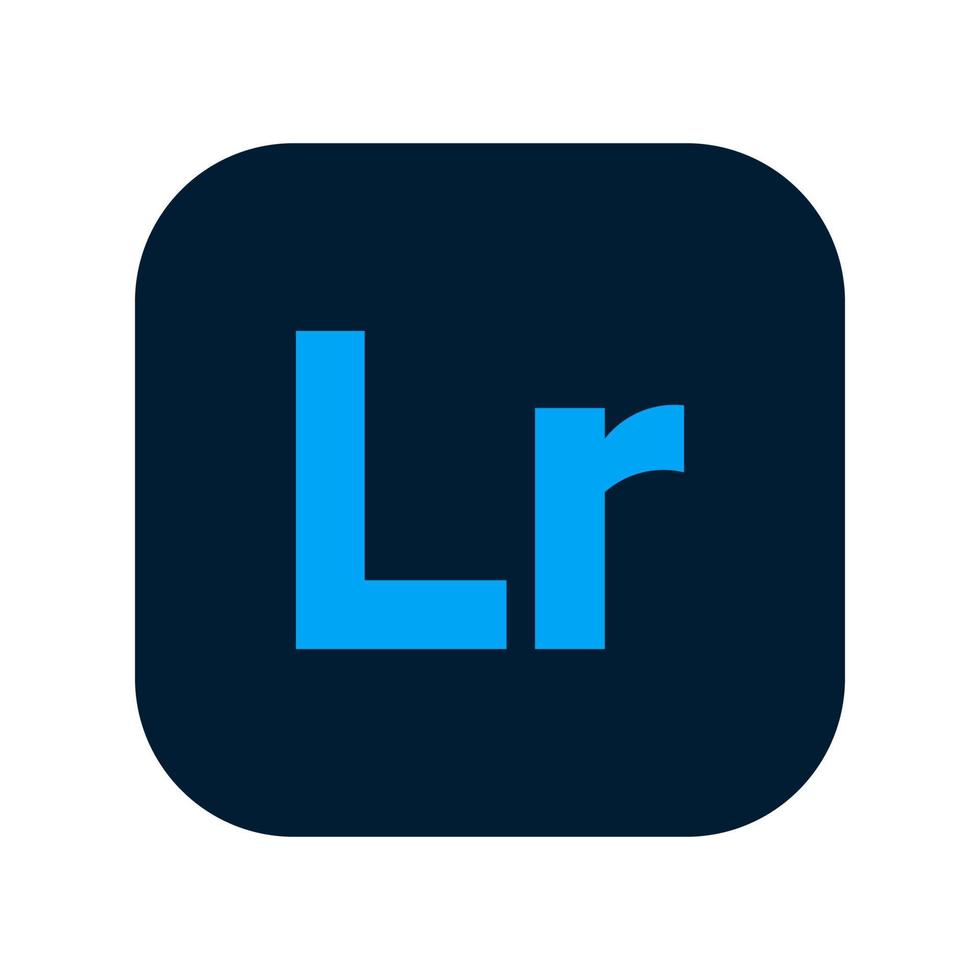 Adobe Lightroom icon vector