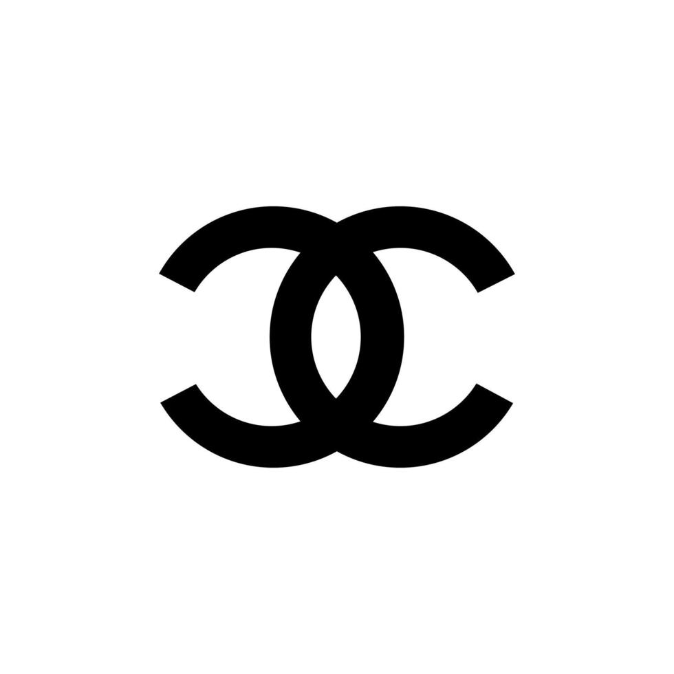 Chanel logo. Editorial vector illustration
