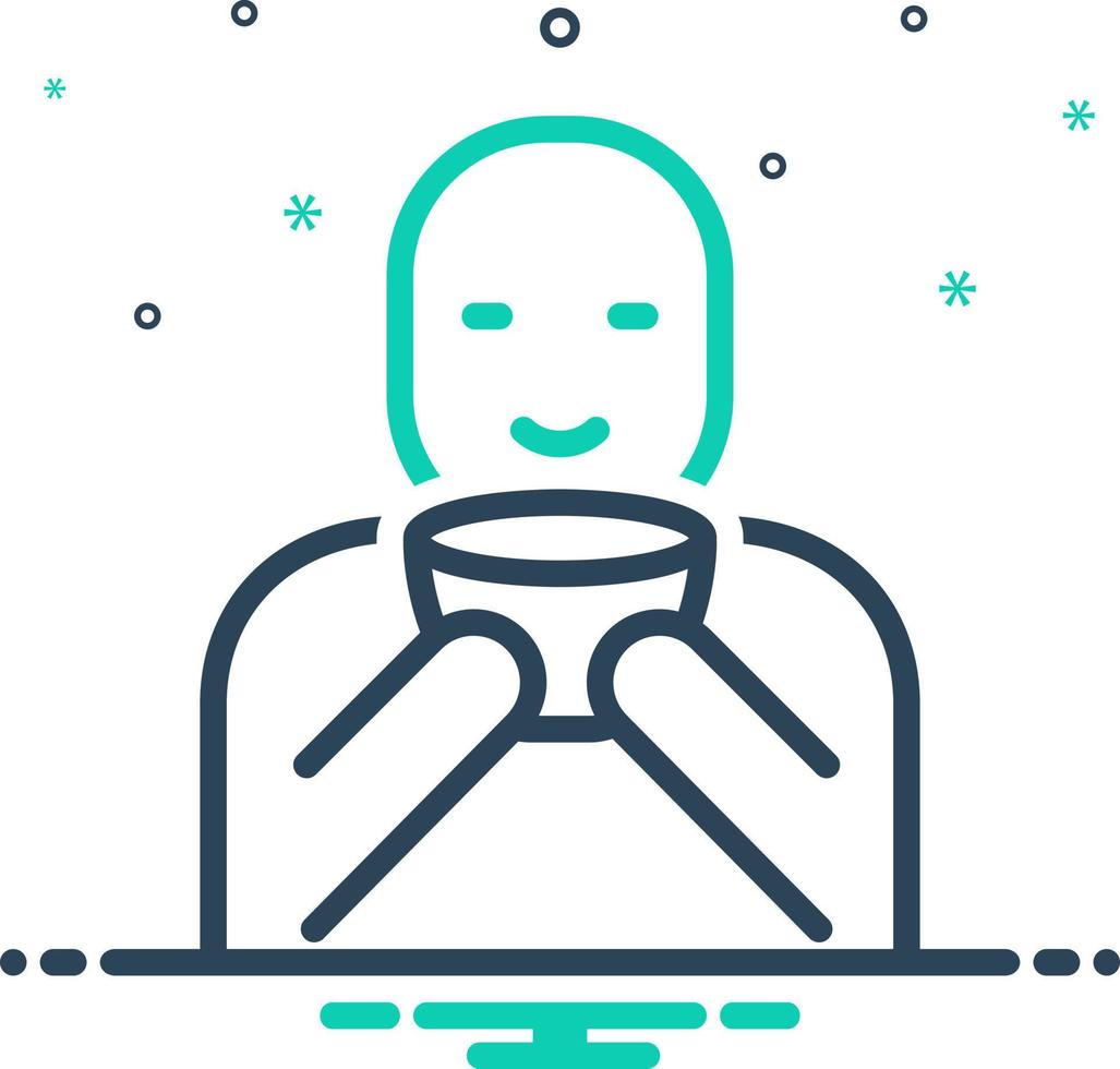 mix icon for sip vector