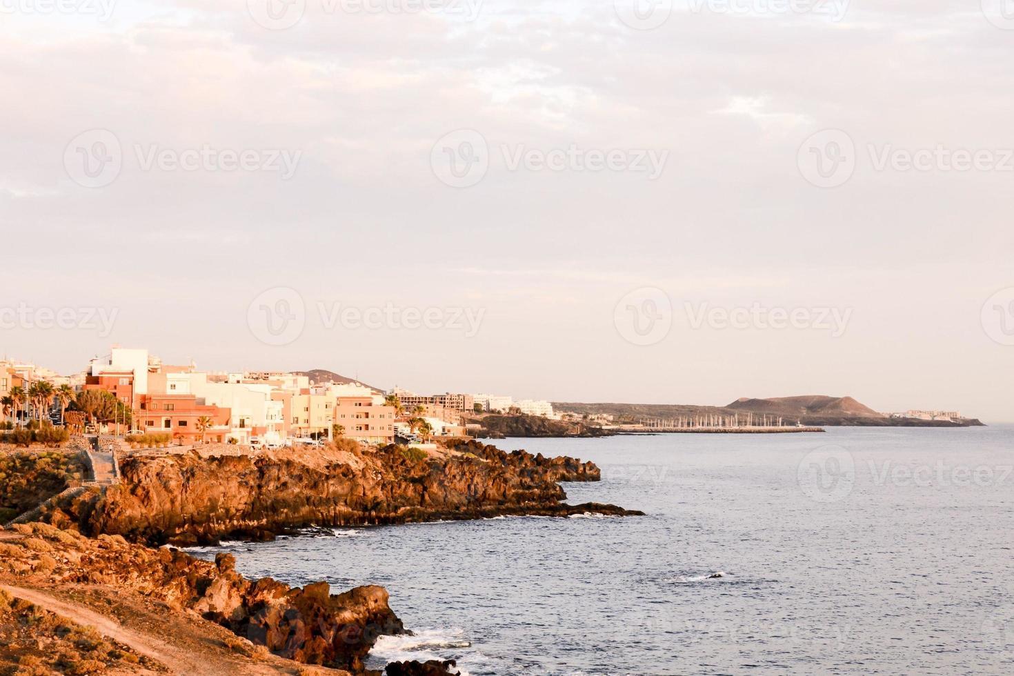 Scenic coastal view photo