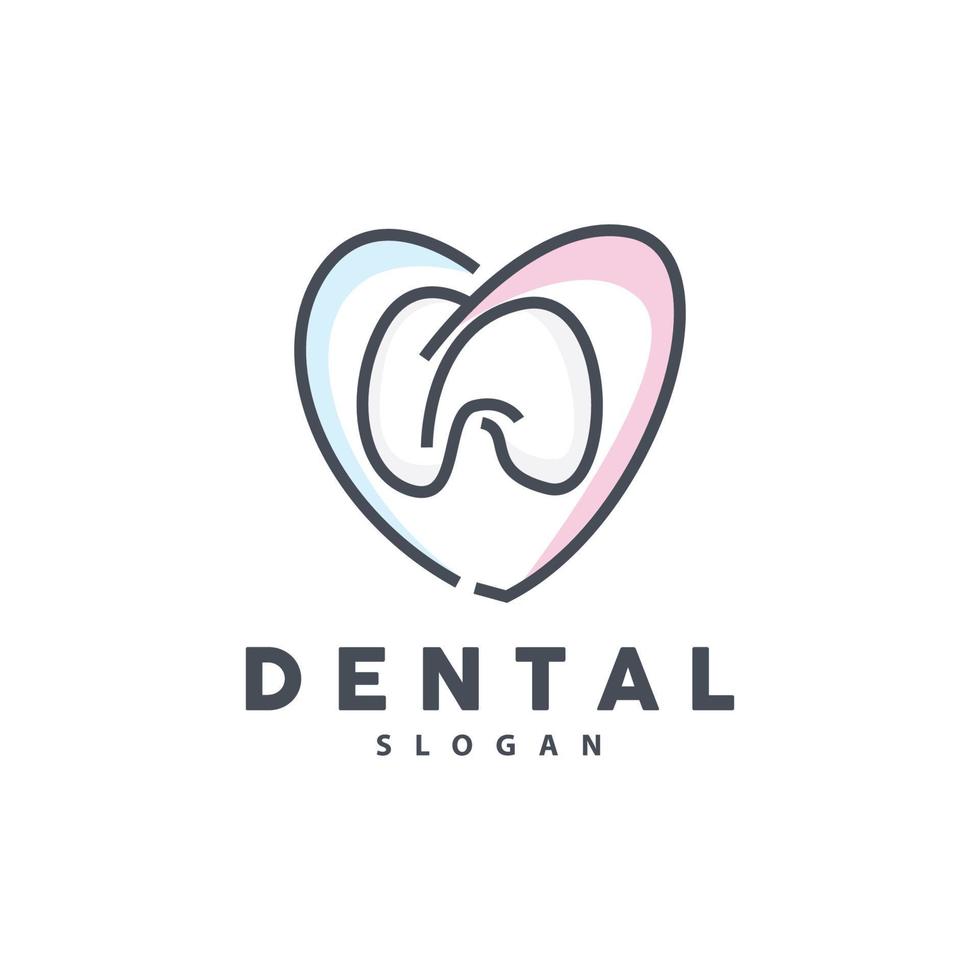 Tooth logo, Dental Health Vector, Care Brand Illustration vector