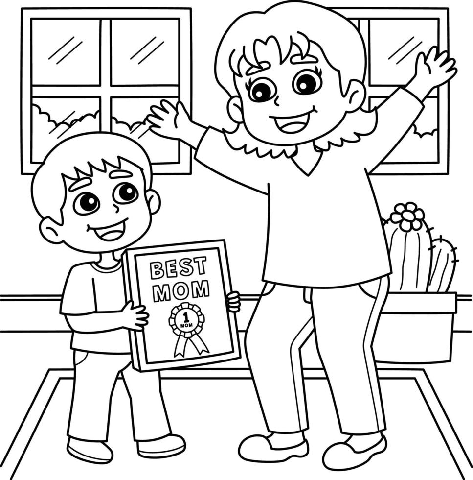 Mom And Dad Coloring Pages For Kids