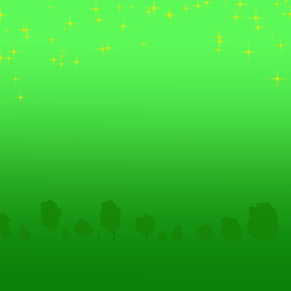 Green background  shiny star photo