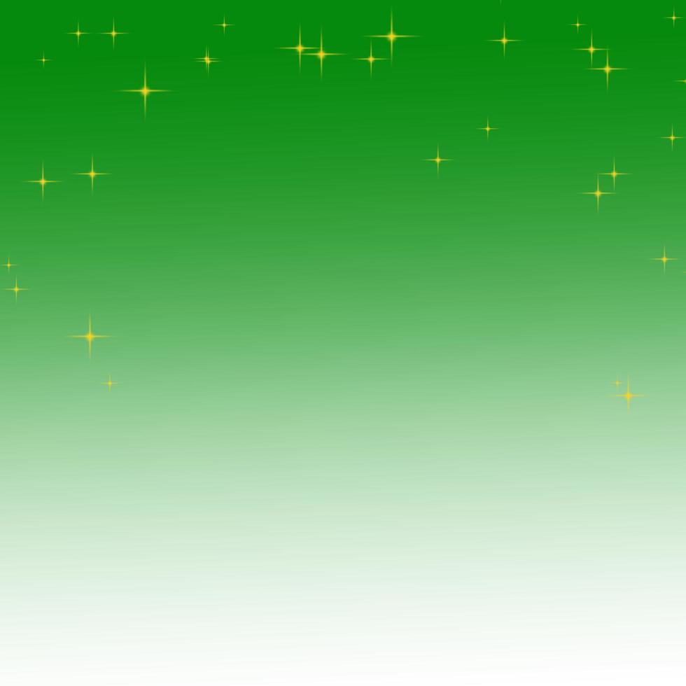 green shiny star background photo