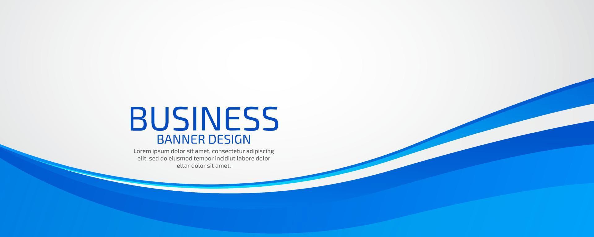 Modern business presentation template. Wavy style frame design. vector