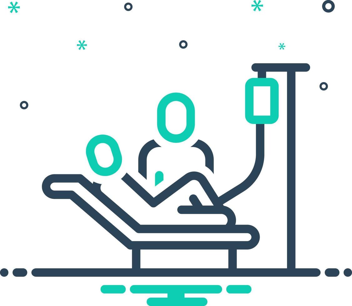 mix icon for therapist vector