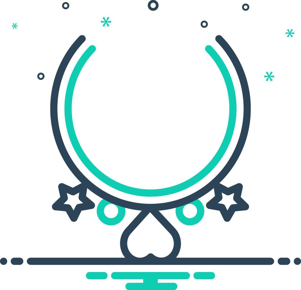 mix icon for charms vector