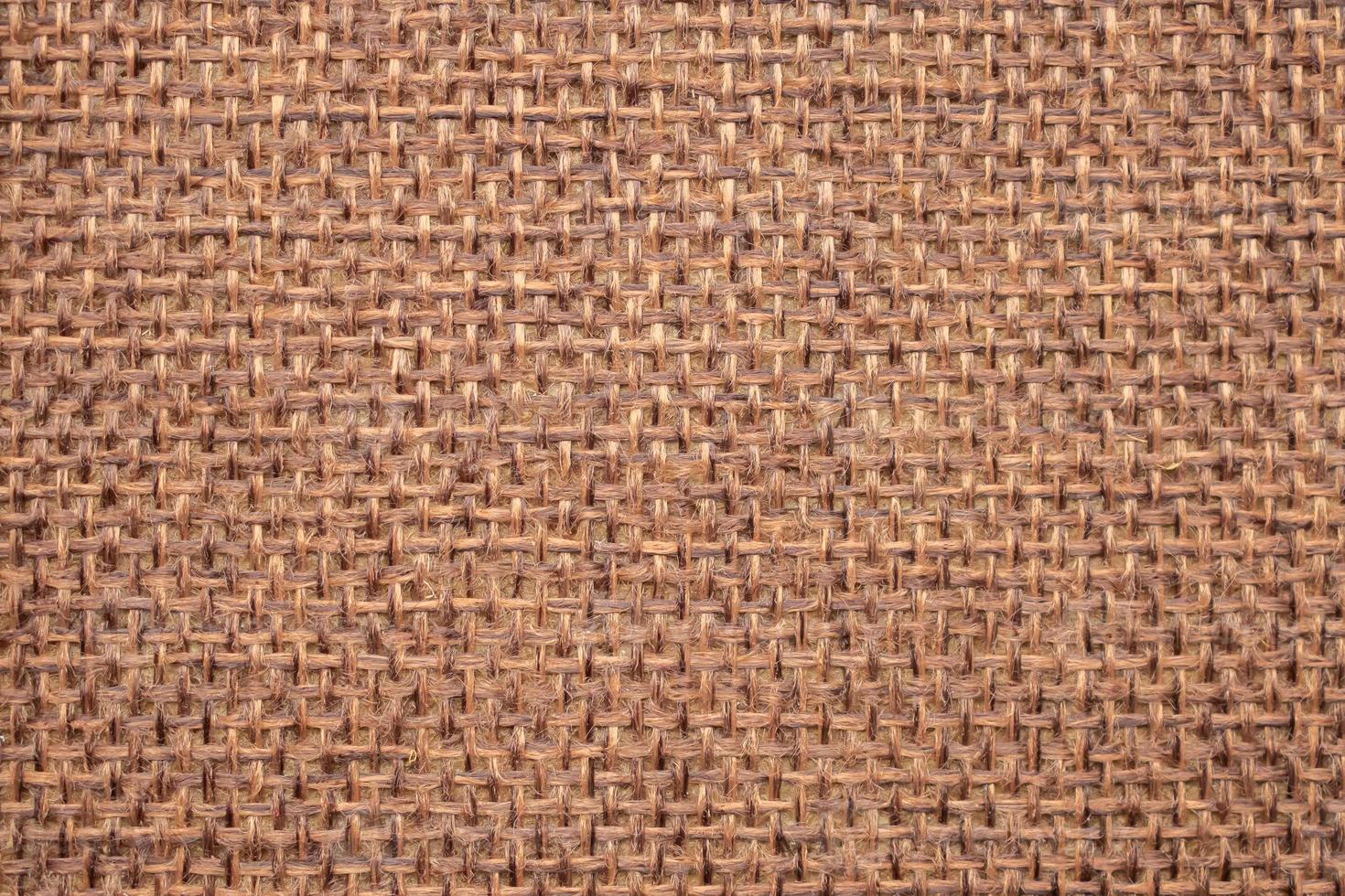 Brown linen canvas fabric texture background photo