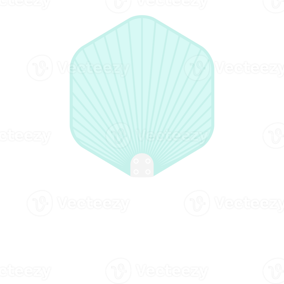 Striped Aesthetic Manual Handle Hand Fan png