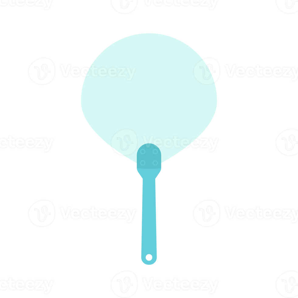 Plain Aesthetic Manual Handle Hand Fan 21967016 PNG