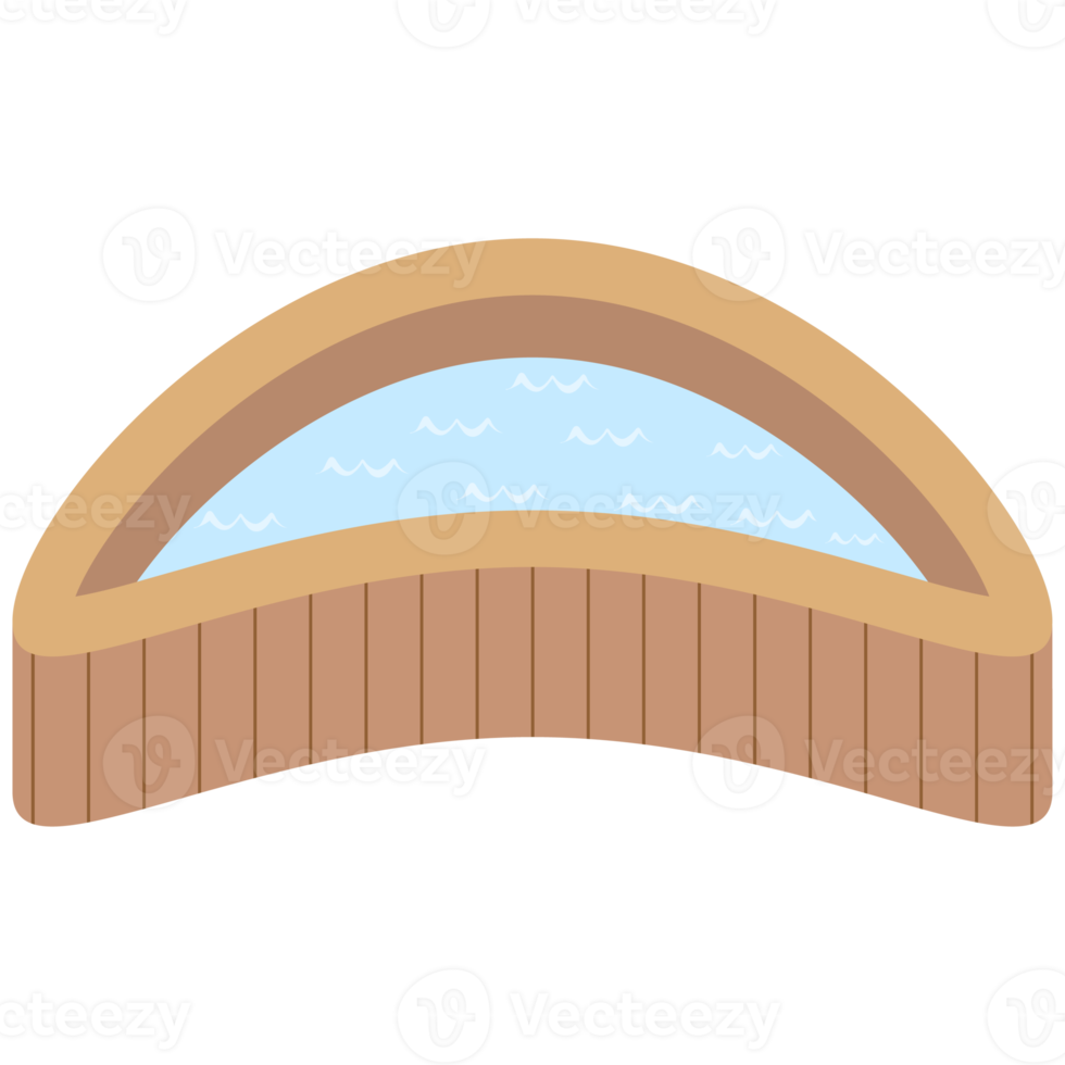 Wooden Hot tub Swimming Pool Summer Swim Area Collection png
