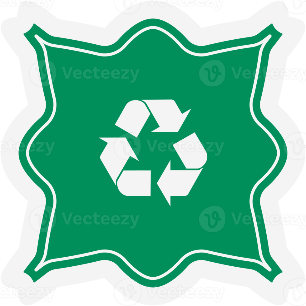 etichetta riciclare Materiale raccolta differenziata vita zero rifiuto stile di vita png