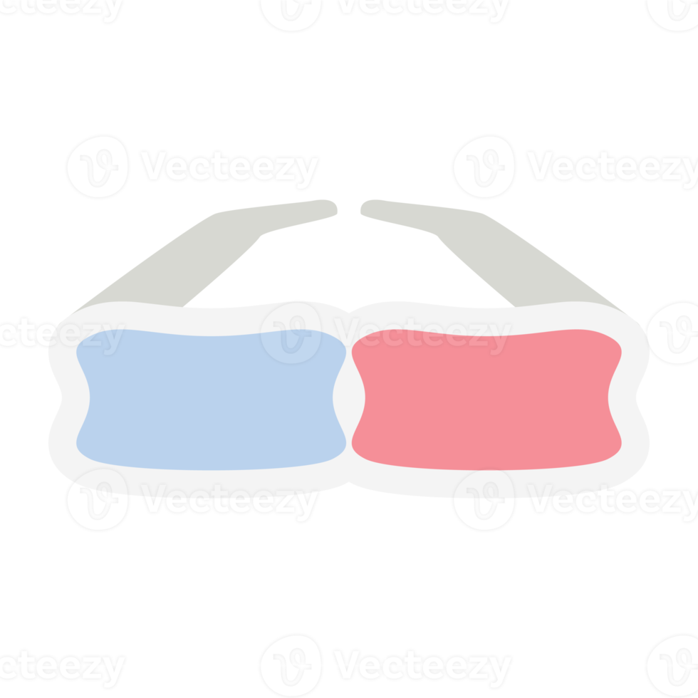 3d bril stofbril bioscoop retro lenzen gepolariseerd zonnebril png