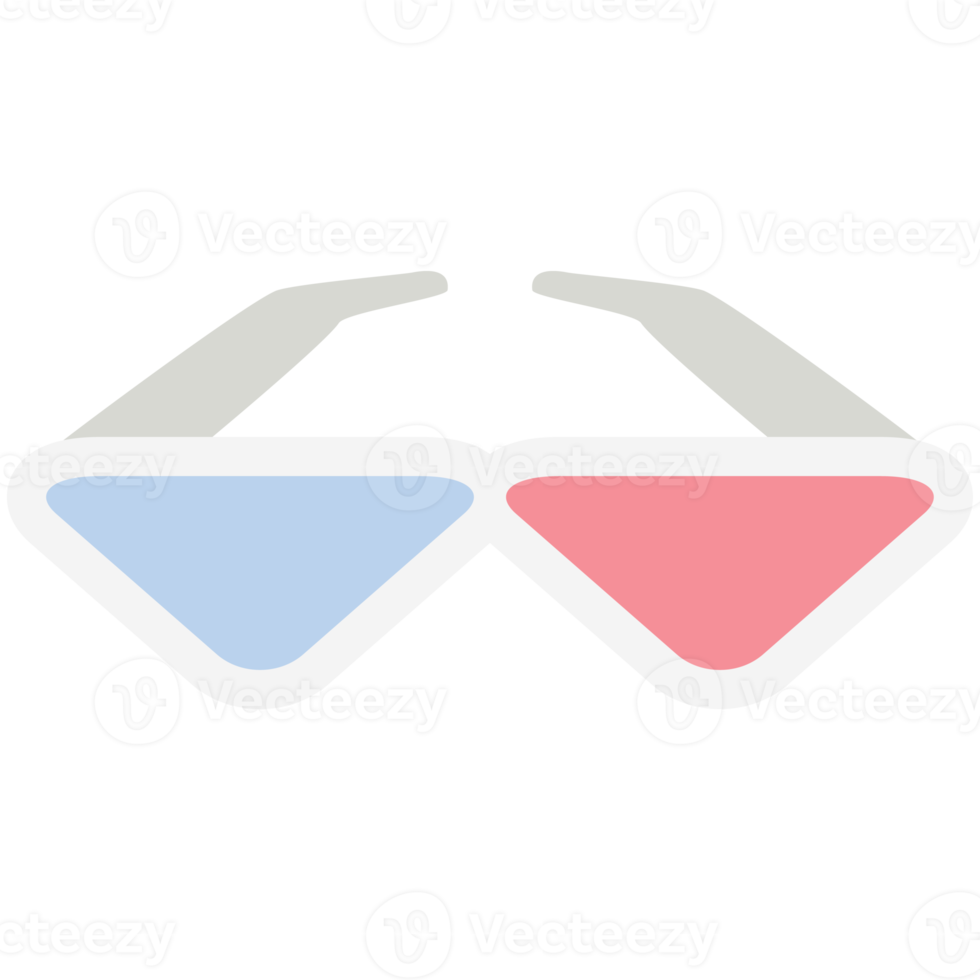 3d bril stofbril bioscoop retro lenzen gepolariseerd zonnebril png