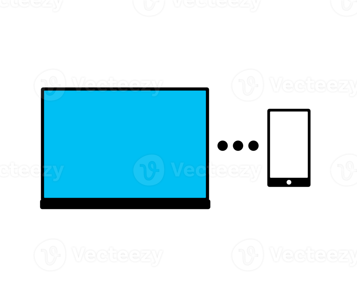 carnet et mobile sans fil Les données connexion. png