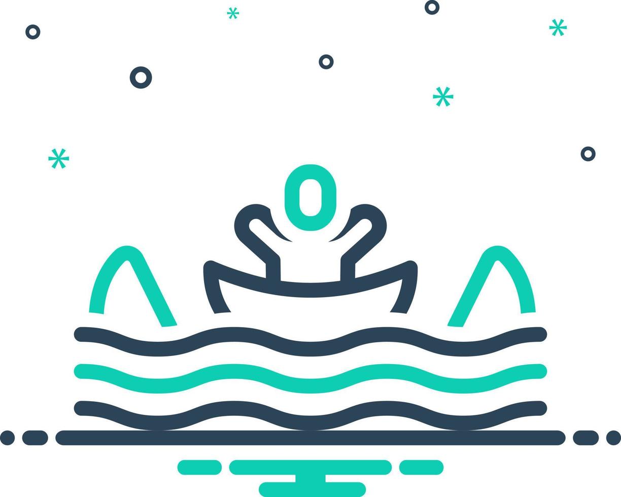 mix icon for crisis vector