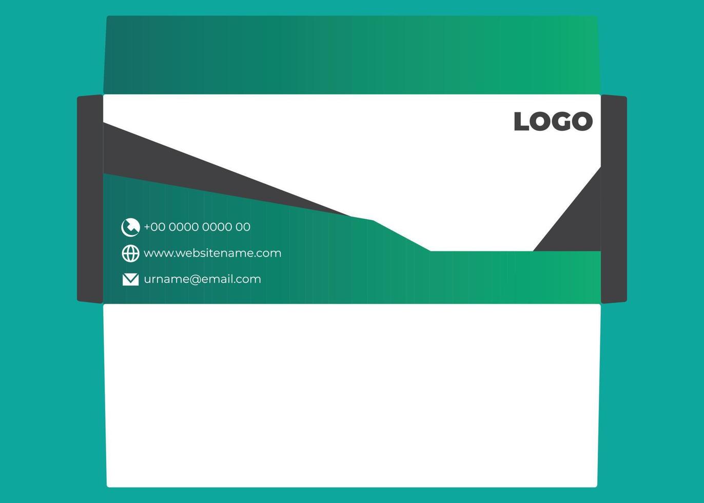Regular Envelope Design vector