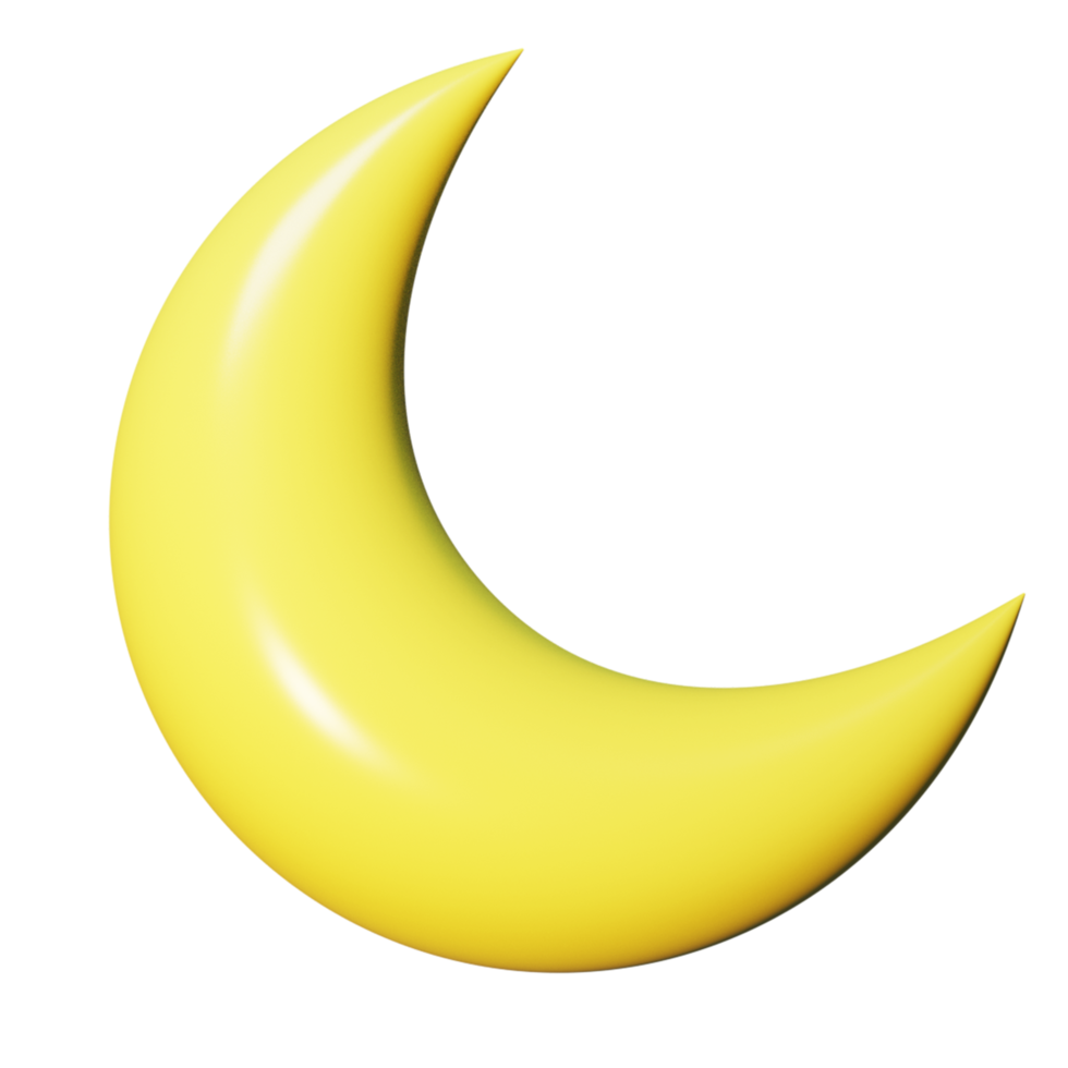 3d Ramadan Symbol Mond png