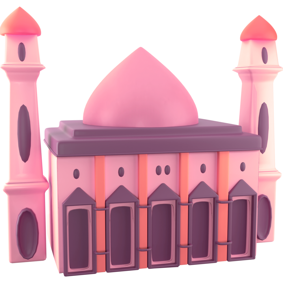 3d ramadan icon mosque png