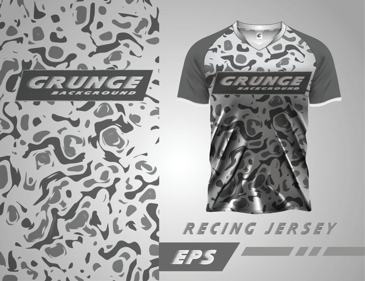 Modern soccer jersey template sport t-shirt design for racing