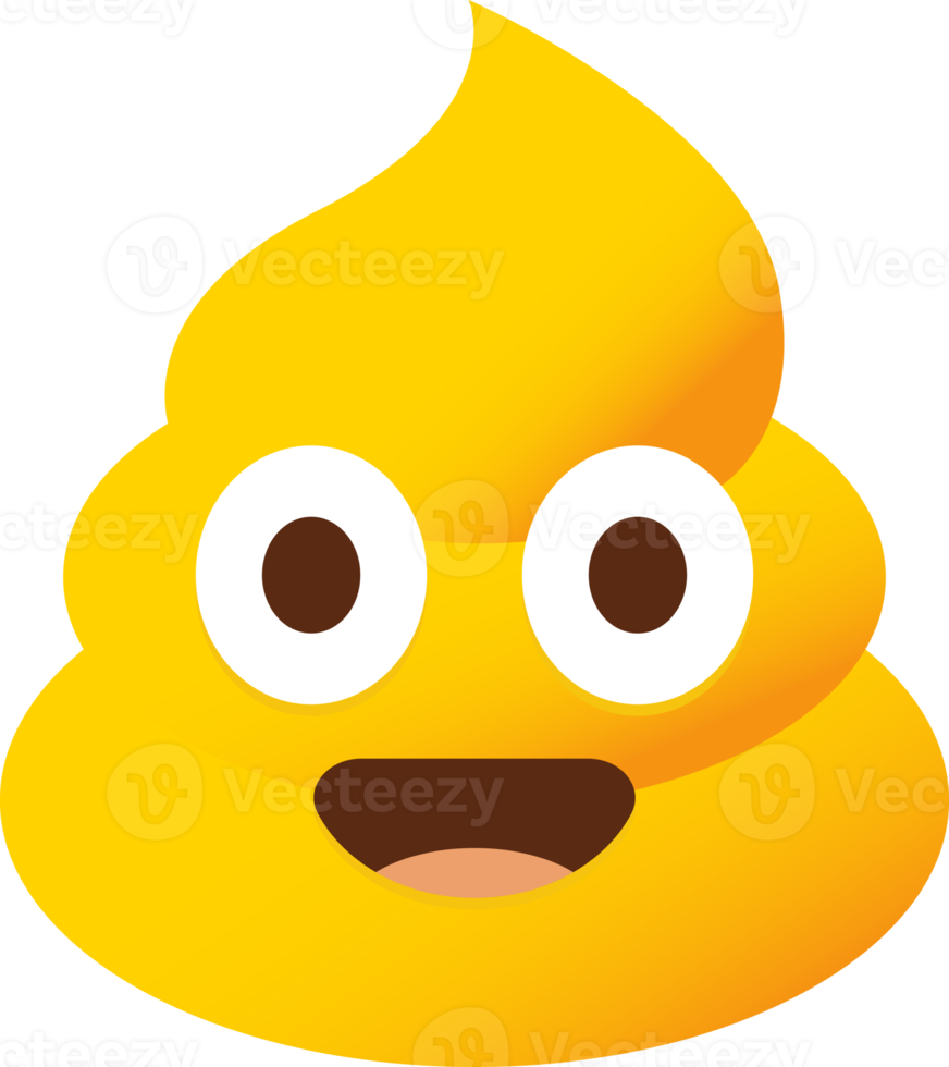 geel stapel van poep emoji png