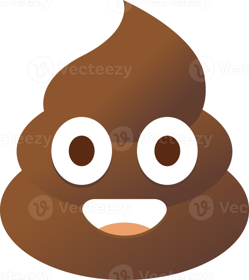 bruin stapel van poep emoji png