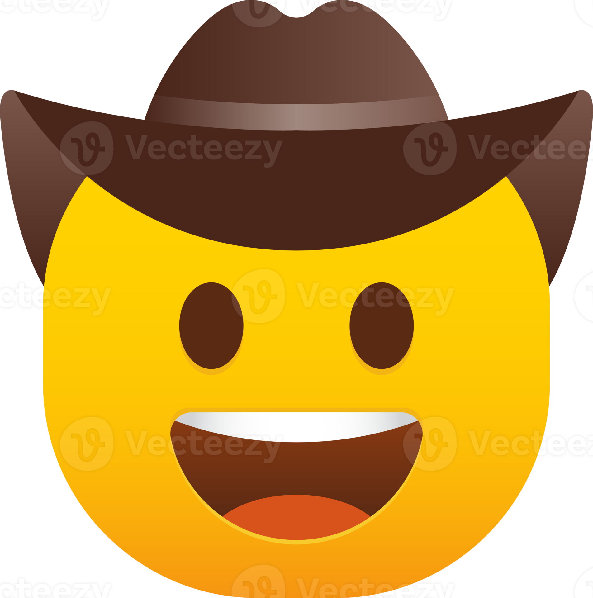 Cowboy hat emoji 21968099 PNG