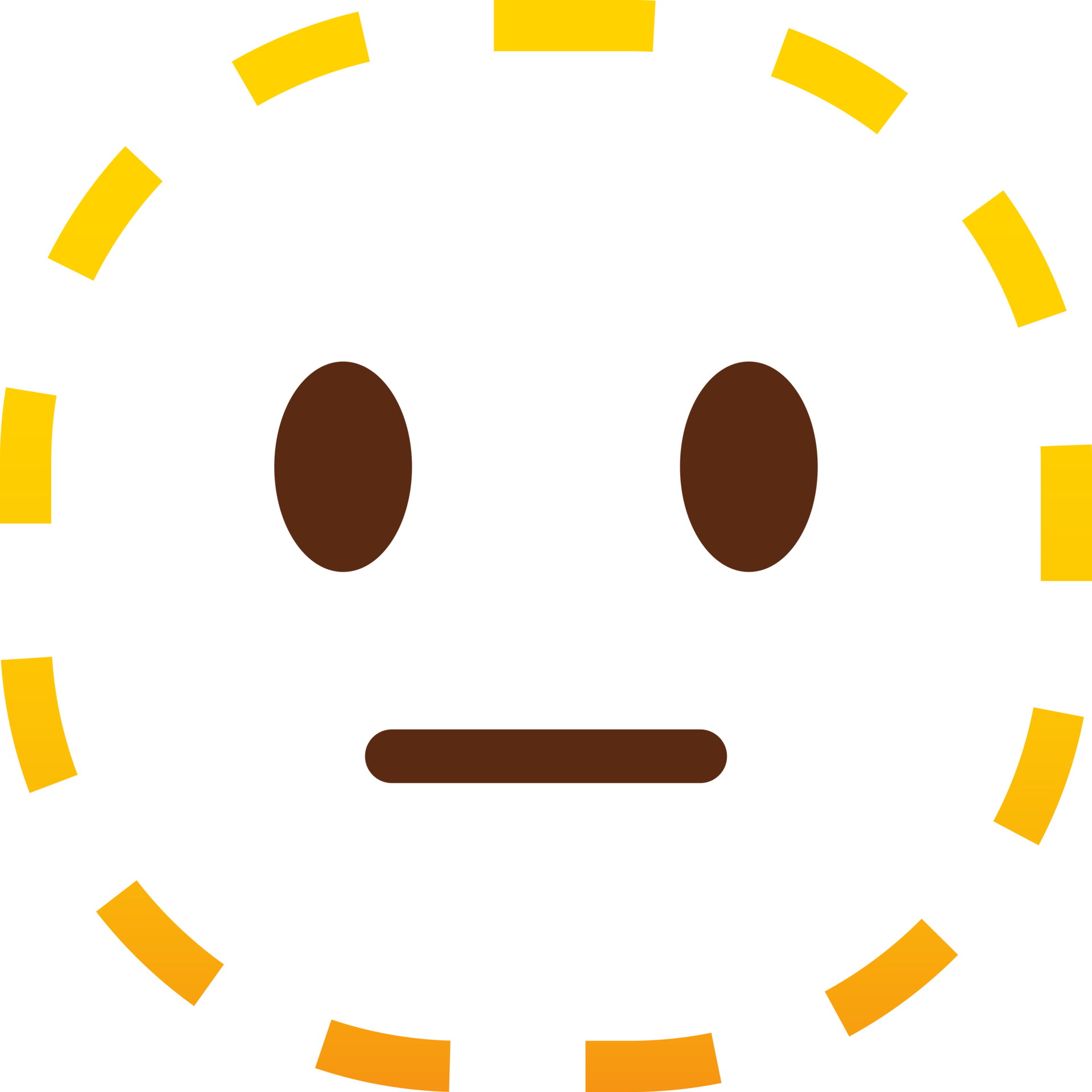 Dotted line face emoji 21968100 PNG