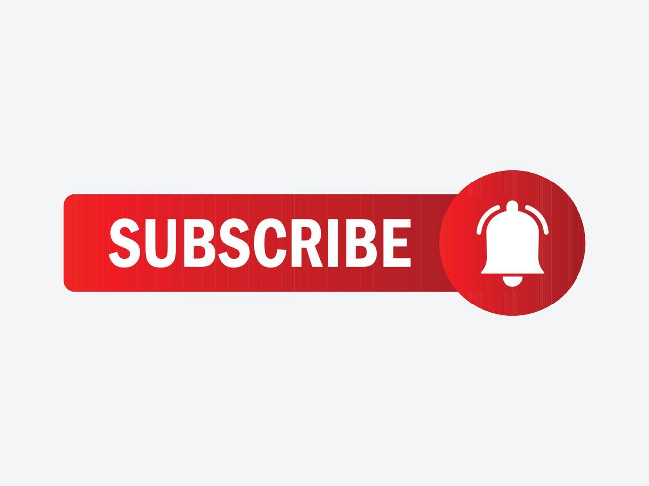 Subscribe And Bell Icon Video Download Free Subscribe Bell Icon red button for website Free Vector 21968276 Vector