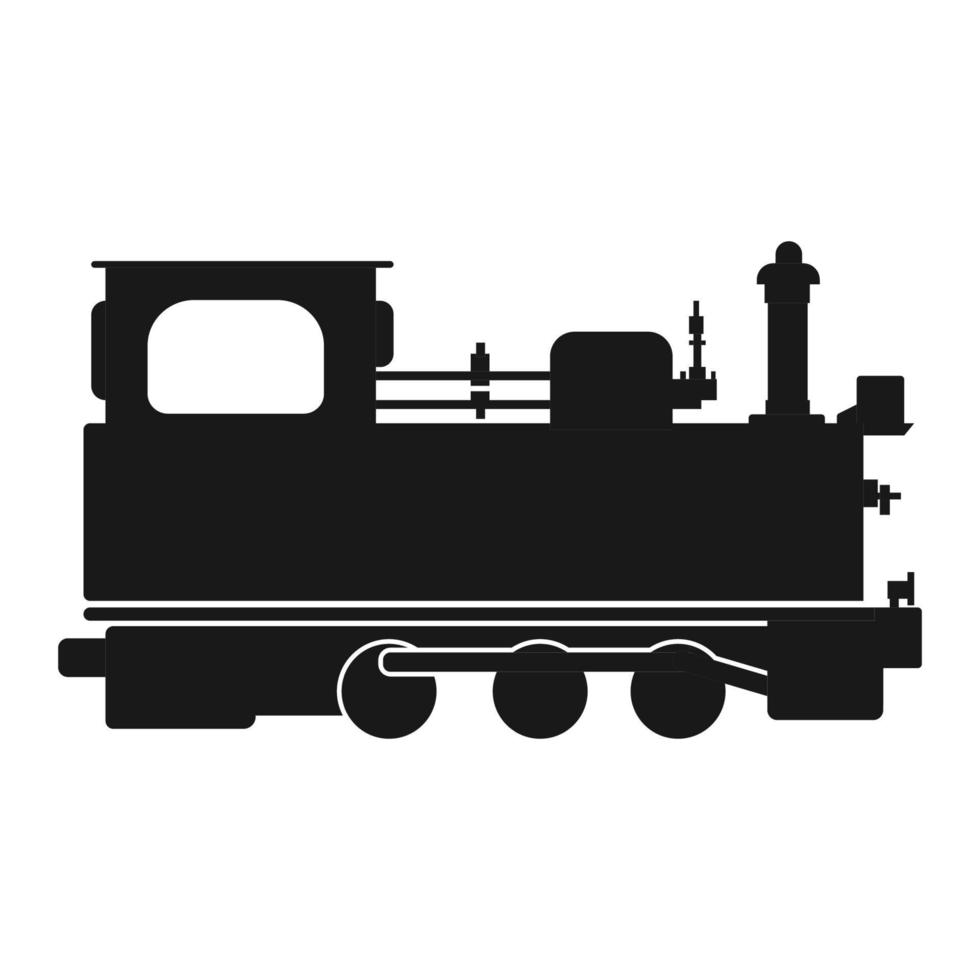 vapor locomotora icono vector